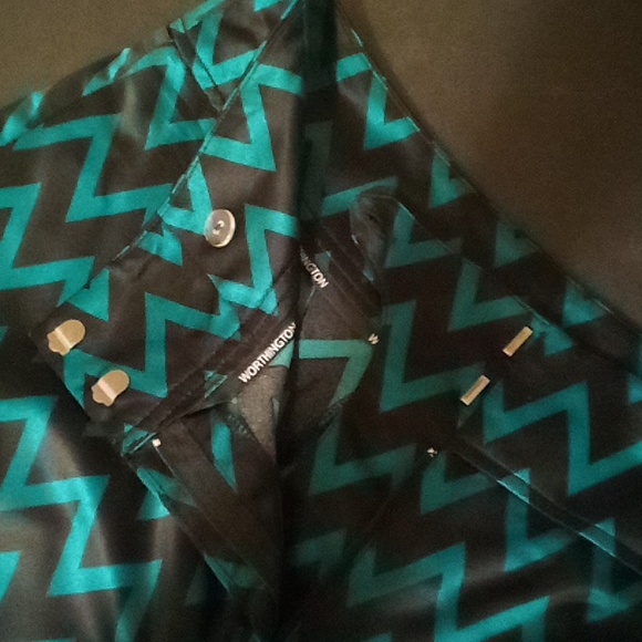 NWT Worthington Modern Fit High-Waisted Satin Pants - Size 10 - Picture 4 of 8